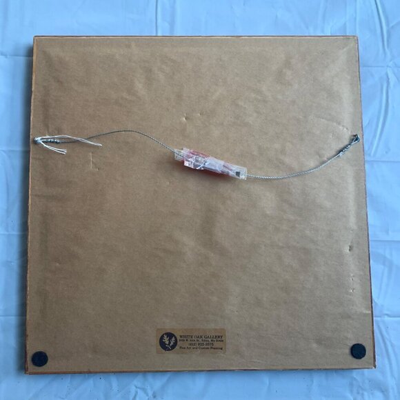 P Buckley Moss Lithograph Santa's Friends Signed Numbered Framed - Picture 4 of 5